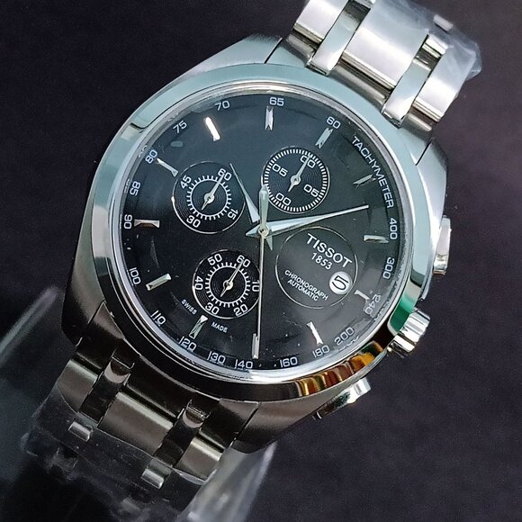 New Stock - Tissot Tachymeter Chronograph Men's Swiss Quartz 44mm Wristwatch - Picture 2 of 9